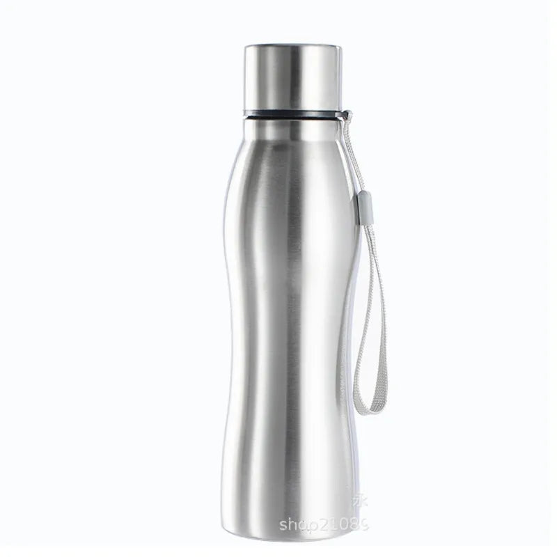 Stainless Steel Water Bottle 1 Liter Free Shipping Items, Drink Bottle for Sport Travel Cups,  500 750 1000ml Water Bottles