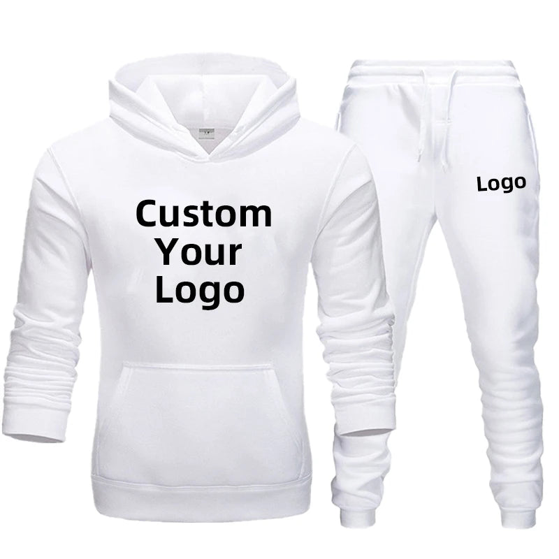 Customise your logo Sports Wear for Men Tops and Trousers Set Casual Jogging Suit Streetwear Men's Jogging Suits S-4XL