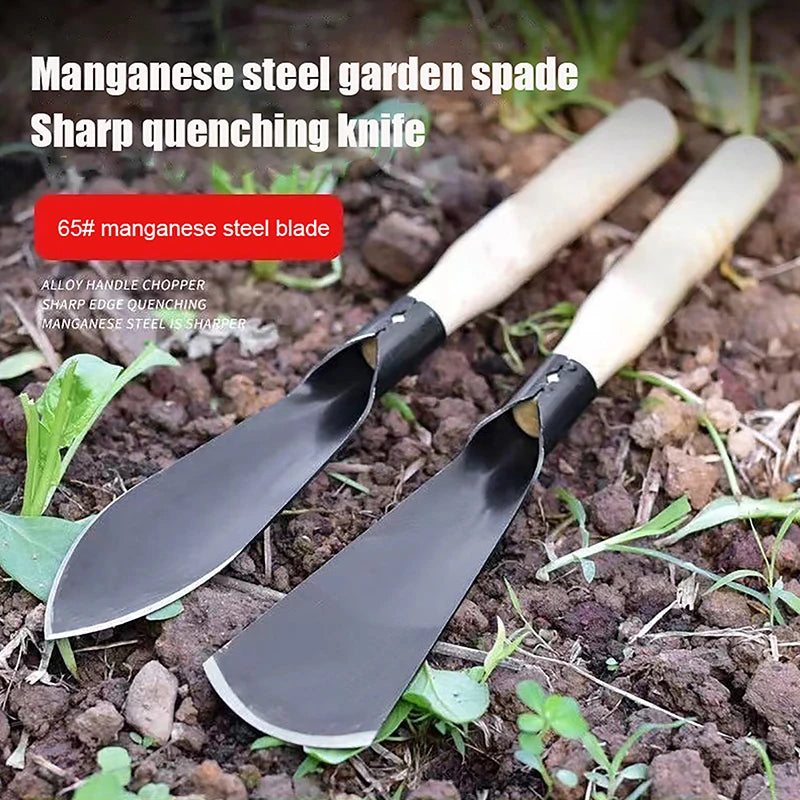 Shovel Dig Wild Vegetables Drive Sea Plant Flowers Shovel Soil Thickening Iron Hoe Weeding Shovel Multifunctional Garden Tool