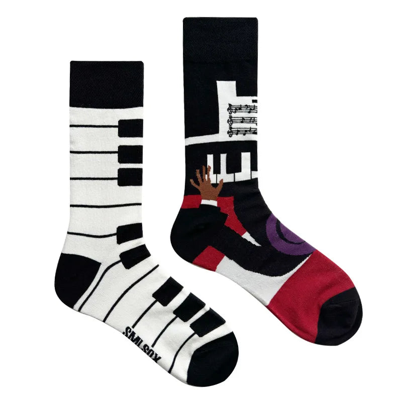 1 Pair Man Women Sock Original AB Tide Socks Colorful Socks Flowers Fruits Candy Cotton Socks Daily Friend Get-together Gifts