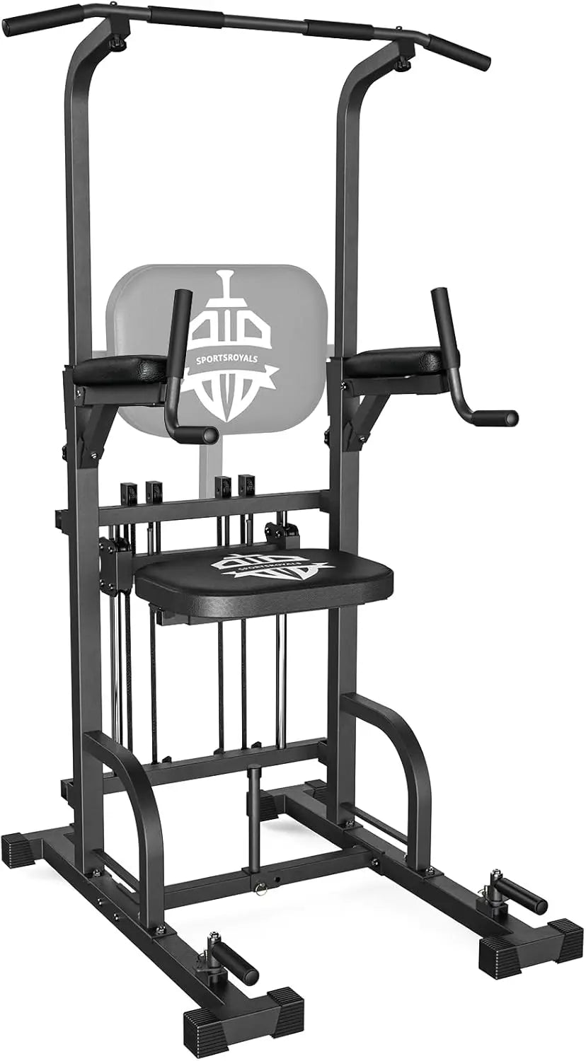 Power Tower Pull-Up and Dip Station Assistive Trainer – Versatile Home Gym Equipment for Strength Training and Fitness.