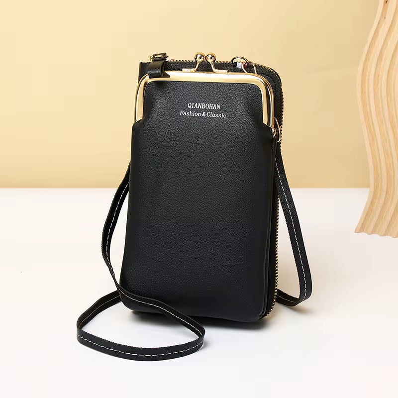 Girls Pu Leather Small Shoulder Bag Casual Handbag Crossbody Phone Wallet Bags for Women Phone Pocket Girl Purse Messenger Bags