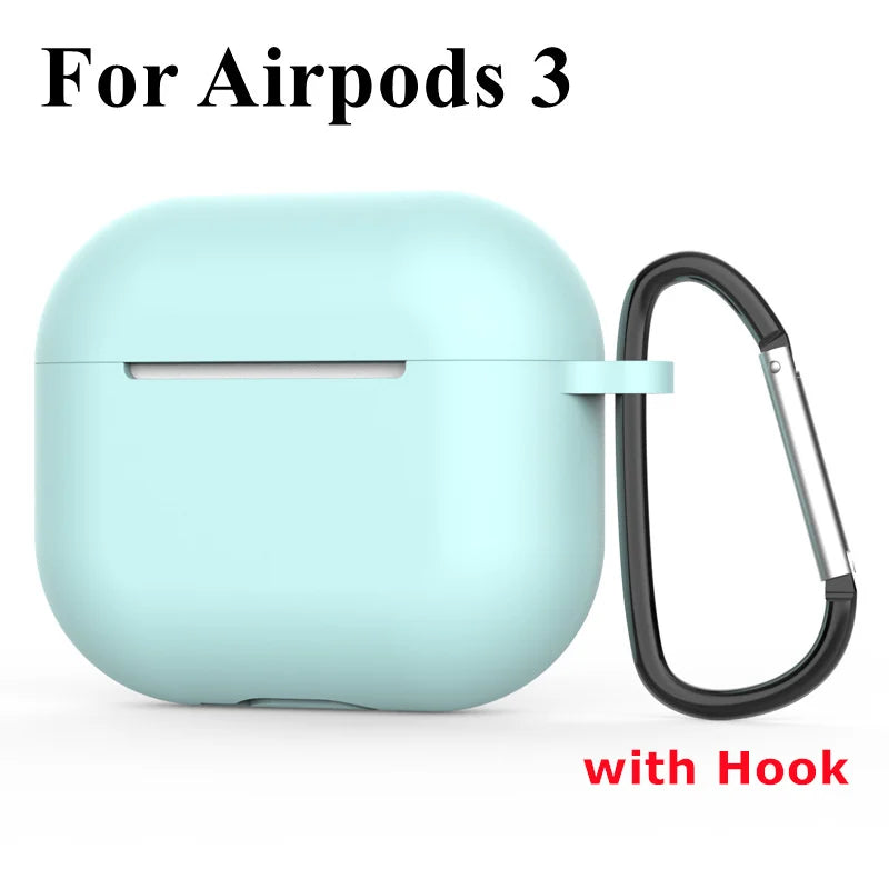 Silicone Cover Case For apple Airpods Pro Case Air Pods 3 Bluetooth Case Protective For Air Pod Pro 3 Earphone Accessories