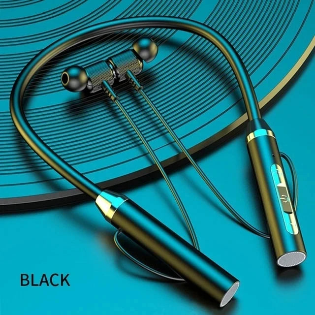 Wireless Headphones Bluetooth 5.0 Neckband Earphones Silicone Hifi 9D Stereo Sports Headset Halter Waterproof Magnetic Earbuds