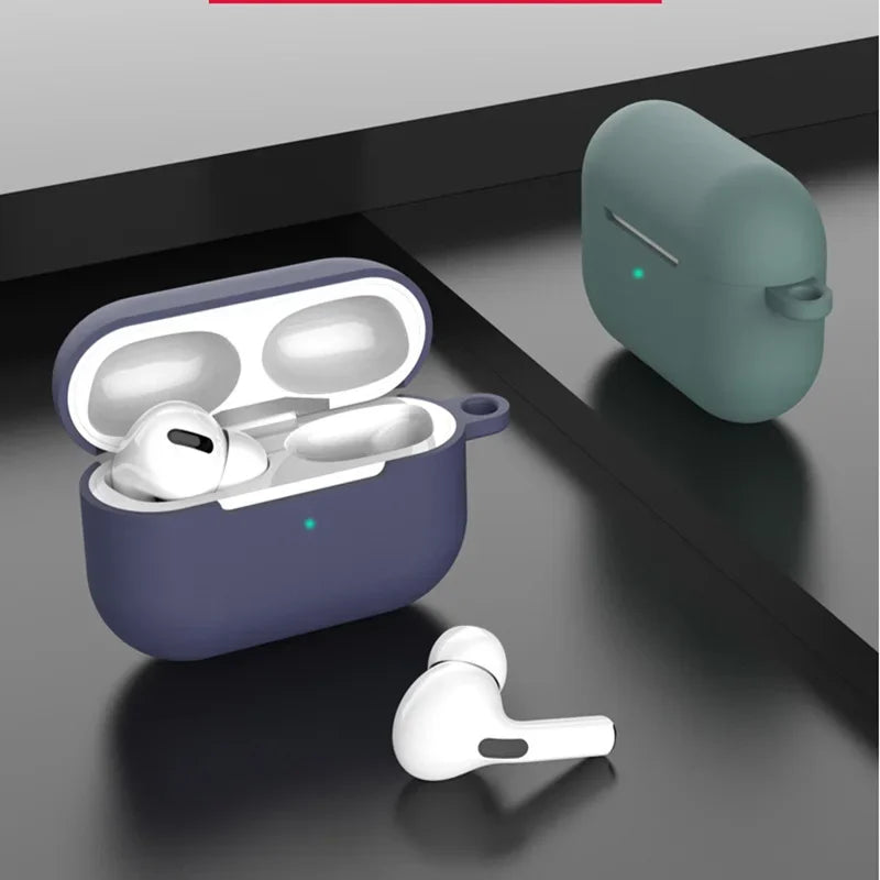 Silicone Case For Airpods Pro Case Wireless Bluetooth For Apple Airpods Pro Case Cover Earphone Case For Air Pods Pro Fundas