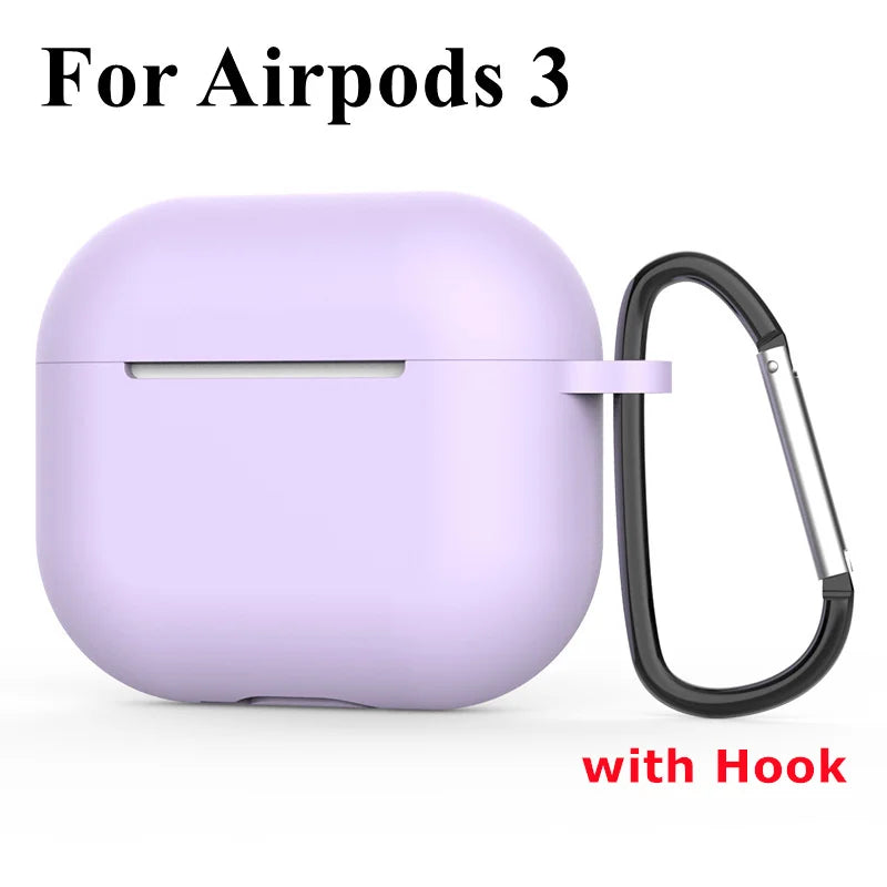 Silicone Cover Case For apple Airpods Pro Case Air Pods 3 Bluetooth Case Protective For Air Pod Pro 3 Earphone Accessories