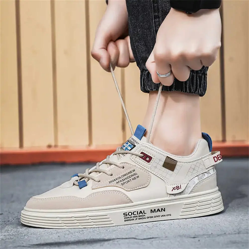 Flat-heeled Without Heels Green Boot Casual Size 46 Mens Shoes White Man Sneakers Sport Famous Brand Cheaper Everything