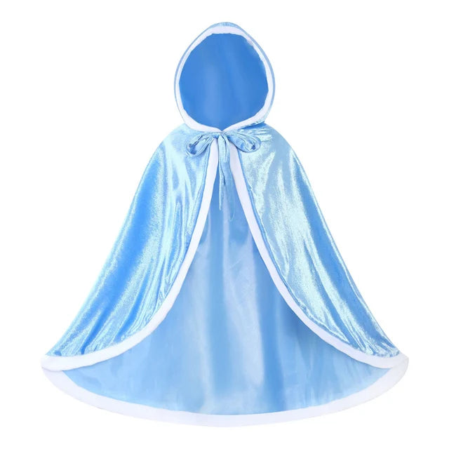 Cinderella Dress Girls Halloween Christmas Ball Gown Dress Up Cosplay Princess Costume Kids Clothes for Birthday Party