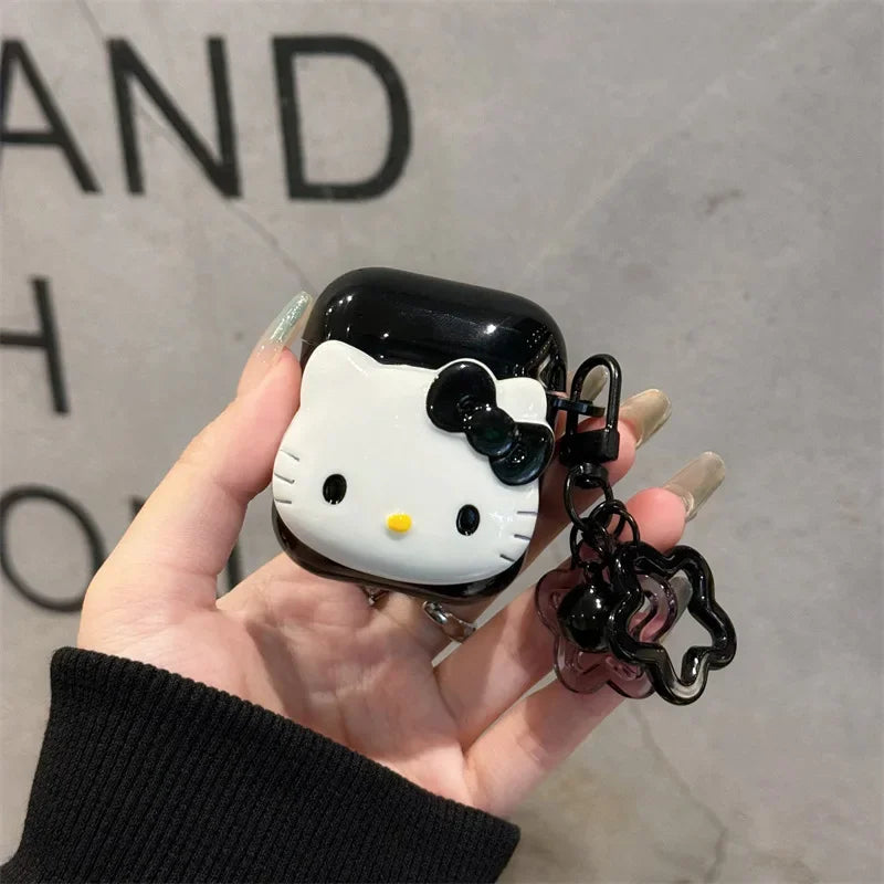 Hello Kitty For Airpods Case,Cute Candy Protective Earphone TPU Cover With Keychain For Airpods Pro 2 Case Girls Women Funda