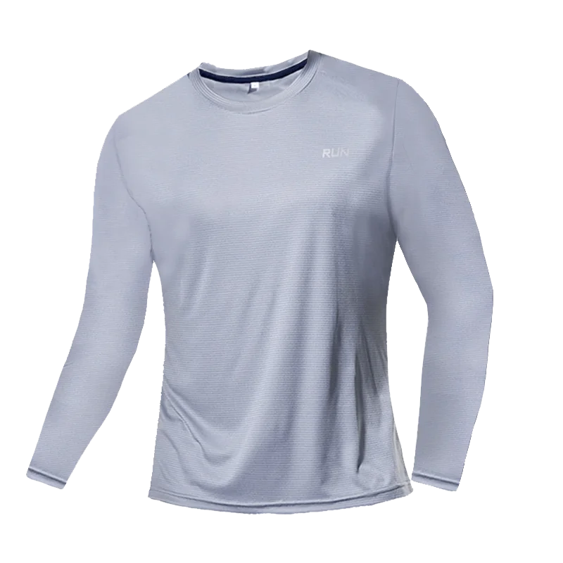 Quick Dry Breathable T-Shirt Sports Tops Training Clothes Long Sleeve T-Shirt Men's Autumn Running Gym Accessories Men Fitness