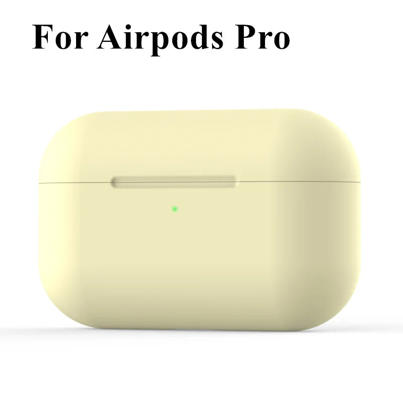 Silicone Cover Case For apple Airpods Pro Case Air Pods 3 Bluetooth Case Protective For Air Pod Pro 3 Earphone Accessories