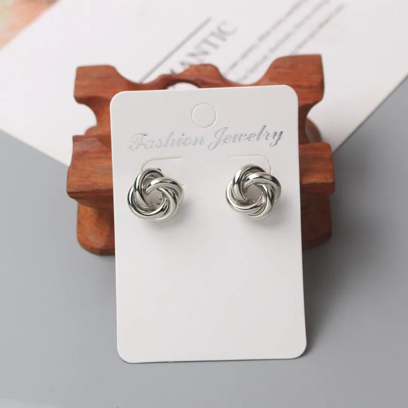 "Chic Tiny Metal Stud Earrings: Elevate Your Style!