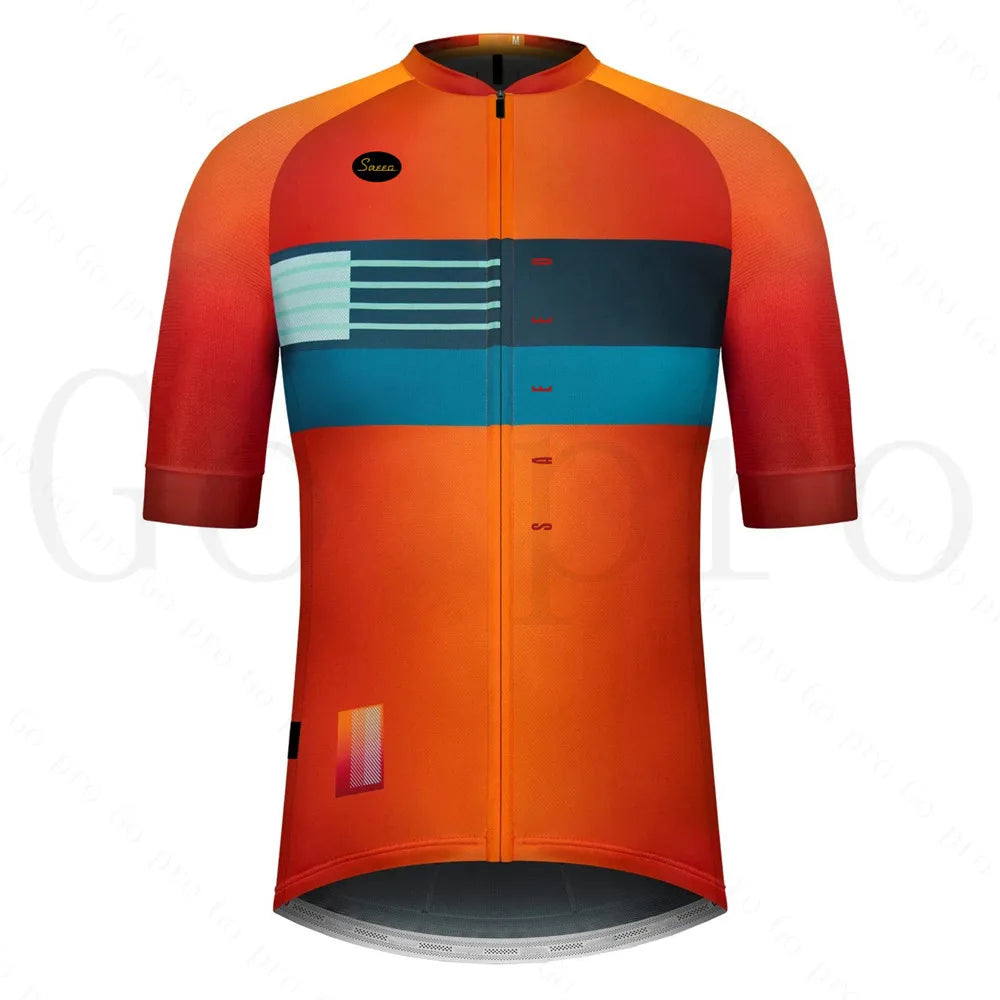 Summer High Quality 2022 New Team Men Cycling Jersey Clothing Black Short Sleeve Breathable Quick Dry Cycle Jersey Clothes Spain