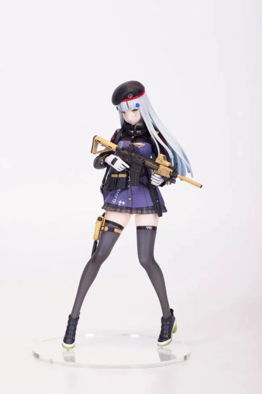 Anime Game Girls Frontline HK416 Figures kawaii resin GK DIY manual White assembly Model Statue Toys doll Collection Gifts